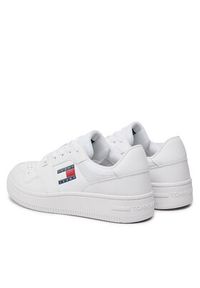 Tommy Jeans Sneakersy Tjw Retro Basket Ess EN0EN02505 Biały. Kolor: biały. Materiał: skóra #3