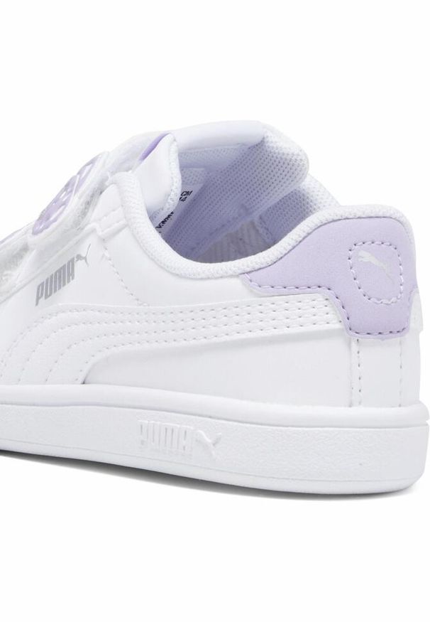 Puma - Sneakersy PUMA Smash 3.0 Butterfly dla małych dzieci PUMA. Zapięcie: rzepy. Kolor: biały, fioletowy, wielokolorowy