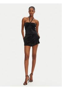 Juicy Couture Top JCWCT125325 Czarny Slim Fit. Kolor: czarny. Materiał: syntetyk #3