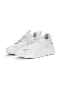 Buty do chodzenia męskie Puma Rs-x Triple. Zapięcie: sznurówki. Kolor: biały, wielokolorowy. Materiał: materiał, syntetyk, tkanina. Szerokość cholewki: normalna. Sport: turystyka piesza