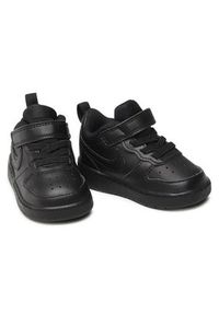 Nike Sneakersy Court Borough Low 2 (Tdv) BQ5453 001 Czarny. Kolor: czarny. Materiał: skóra. Model: Nike Court
