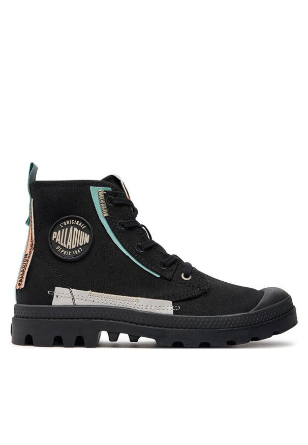 Palladium Trapery PAMPA UNDERLAYER 99183-008-M Czarny. Kolor: czarny. Materiał: materiał