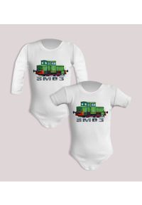 nikiniki - SM03 — body (Rozmiar: 9M; Długość rękawa: długi; Rodzaj nadruku: SM03). Materiał: bawełna. Wzór: nadruk