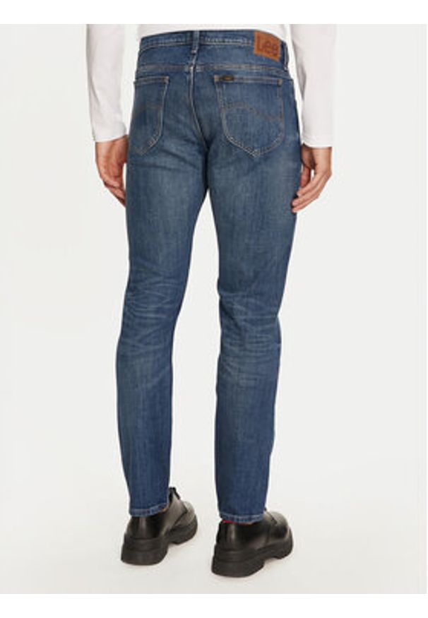 Lee Jeansy Rider 112359539 Niebieski Straight Fit. Kolor: niebieski
