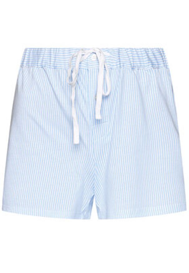 Lauren Ralph Lauren Szorty piżamowe ILN11794 Niebieski. Kolor: niebieski. Materiał: bawełna