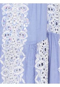 Iconique Sukienka letnia IC23 001 Fioletowy Regular Fit. Kolor: fioletowy. Materiał: bawełna. Sezon: lato #6