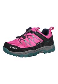 Buty dziecięce CMP Rigel Low Trekking Shoe WP. Kolor: różowy. Sport: turystyka piesza #1