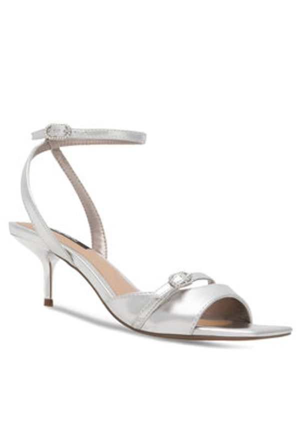 Nine West Sandały FEROZA BYCCC02 Srebrny. Kolor: srebrny. Materiał: syntetyk