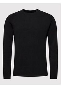 Jack & Jones - Jack&Jones Sweter Hill 12157321 Czarny Regular Fit. Kolor: czarny. Materiał: bawełna