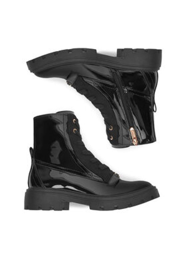 Nine West Trzewiki CEO-NIDA-01 Czarny. Kolor: czarny. Materiał: syntetyk, materiał