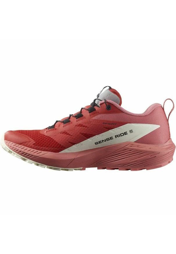 salomon - Obuwie Sportowe Damskie Góra Salomon Sense Ride 5. Kolor: czerwony