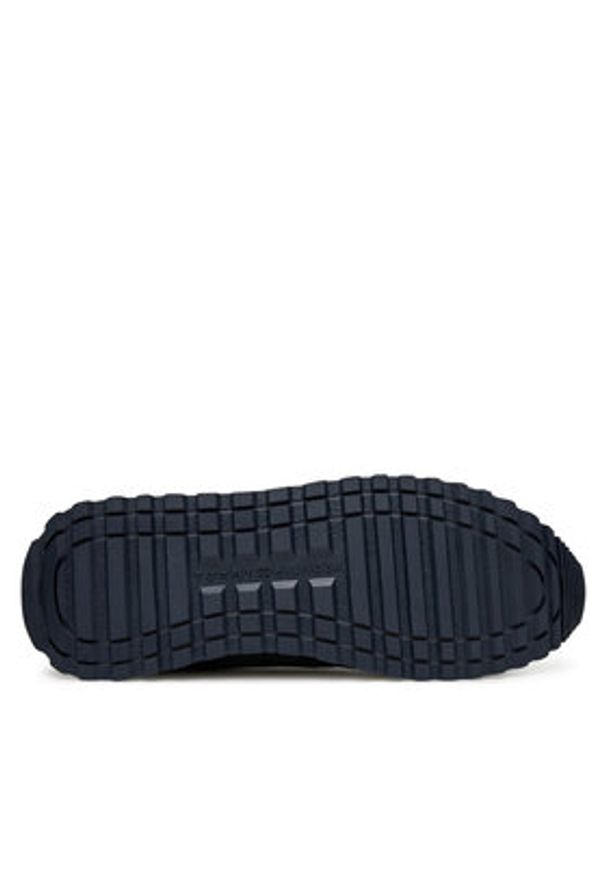 TOMMY HILFIGER - Tommy Hilfiger Sneakersy New Runner Eva Mix FM0FM05522 Granatowy. Kolor: niebieski. Materiał: skóra