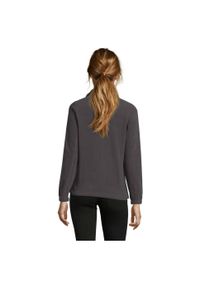 SOL'S - Damska Bluza Polarowa North Fleece Jacket. Kolor: wielokolorowy, szary, brązowy. Materiał: polar. Sezon: zima