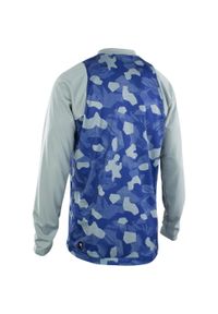Longsleeve rowerowy męski ION Scrub tidal green. Kolor: zielony. Długość rękawa: długi rękaw. Sport: kolarstwo
