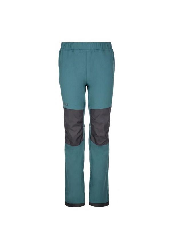 Dziecięce softshellowe spodnie outdoorowe Kilpi RIZO-J. Kolor: zielony. Sezon: zima. Sport: narciarstwo