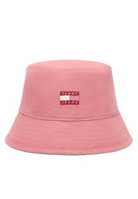 TOMMY HILFIGER - Tommy Hilfiger Kapelusz Heritage Bucket AW0AW17581 Różowy. Kolor: różowy. Materiał: materiał, bawełna