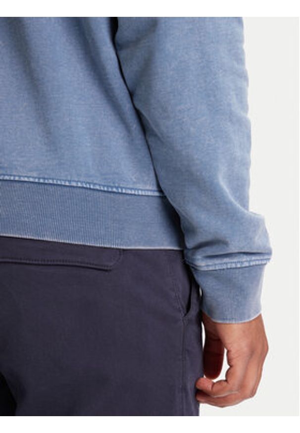 Guess Bluza M5YQ30 KCWR1 Niebieski Regular Fit. Kolor: niebieski. Materiał: bawełna