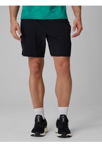 4f - 4F Spodenki treningowe szybkoschnące męskie - czarne XXL. Kolor: czarny. Materiał: materiał. Sport: fitness #2
