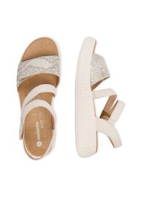 Remonte Sandały CEO-D3L51-60 Beżowy. Kolor: beżowy. Materiał: skóra, syntetyk #6