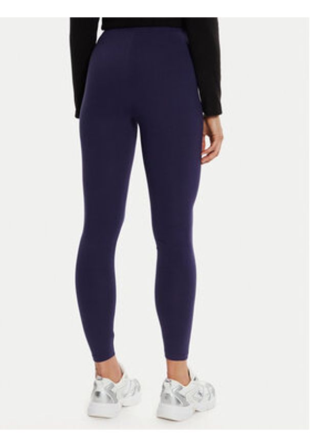 4f - 4F Legginsy 4FWMM00TTIGF195 Granatowy Slim Fit. Kolor: niebieski. Materiał: bawełna