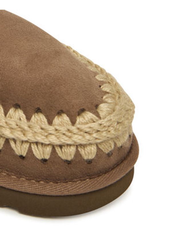 Mou Śniegowce MU.FW101050A Szary. Kolor: szary. Materiał: zamsz, skóra