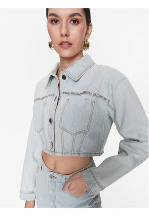 GESTUZ - Gestuz Kurtka jeansowa Calia 10906912 Niebieski Regular Fit. Kolor: niebieski. Materiał: bawełna
