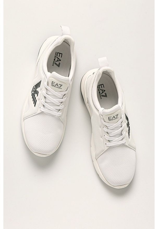 EA7 Emporio Armani - Buty. Zapięcie: sznurówki. Kolor: biały