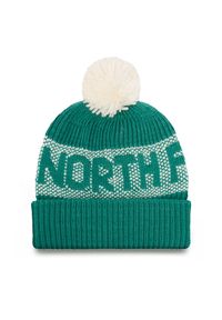 Czapka The North Face. Kolor: zielony. Styl: retro
