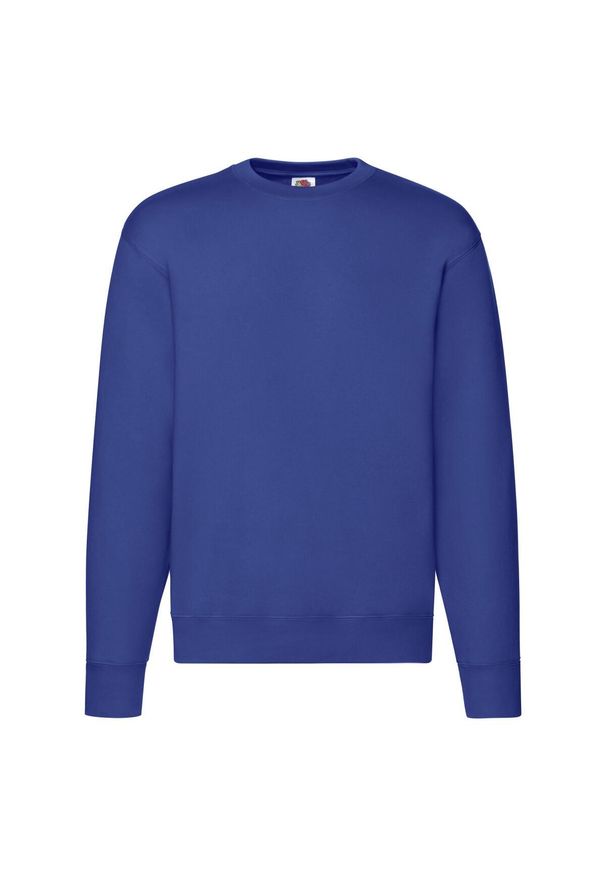 FRUIT OF THE LOOM - Męska Bluza Rozpinana Premium. Kolor: niebieski