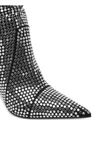 MICHAEL Michael Kors Kozaki Dawn Heeled Boot 40F5DWHB7S Srebrny. Kolor: srebrny. Materiał: materiał #2