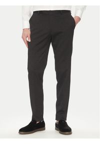 Karl Lagerfeld - KARL LAGERFELD Chinosy 255002 552042 Czarny Slim Fit. Kolor: czarny. Materiał: syntetyk