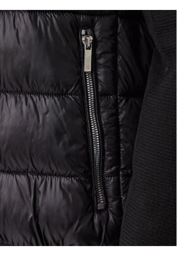 Karl Lagerfeld - KARL LAGERFELD Kamizelka 505091 561590 Czarny Regular Fit. Typ kołnierza: dekolt w karo. Kolor: czarny. Materiał: syntetyk