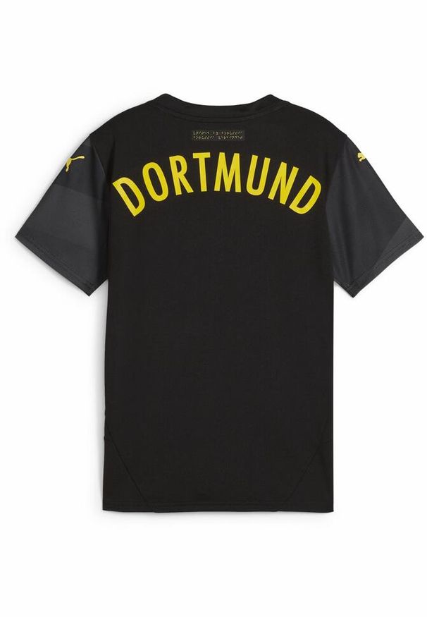 Puma - Młodzieżowa koszulka wyjazdowa Borussia Dortmund 24/25 PUMA Black Faster Yellow. Kolor: żółty, wielokolorowy, czarny