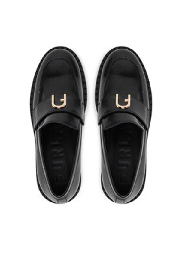 Furla Loafersy New Legacy YJ81FNL BX4042 AL O6000 Czarny. Kolor: czarny. Materiał: skóra