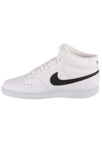 Buty do chodzenia męskie Nike Court Vision Mid NN. Zapięcie: sznurówki. Kolor: biały, brązowy, pomarańczowy, wielokolorowy. Materiał: skóra, syntetyk, tkanina, materiał. Szerokość cholewki: normalna. Model: Nike Court. Sport: turystyka piesza