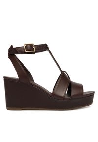 Clarks Sandały Sabina Hope 26186104 Brązowy. Kolor: brązowy. Materiał: skóra #1