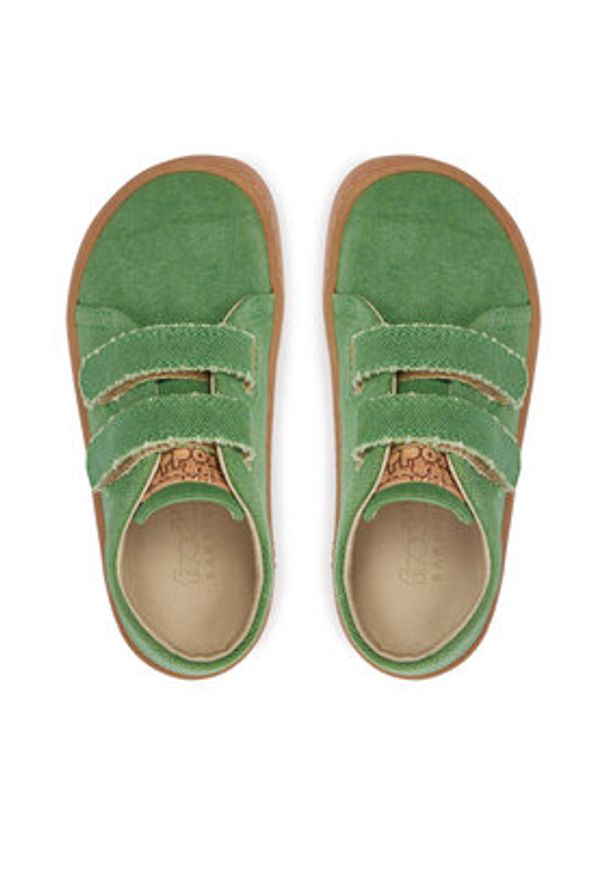 Froddo Sneakersy Barefoot Vegan G3130248-1 S Zielony. Kolor: zielony. Materiał: materiał