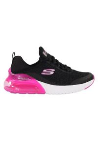 skechers - Buty do chodzenia damskie Skechers Skechair. Zapięcie: sznurówki. Kolor: czarny. Materiał: materiał. Szerokość cholewki: normalna. Sport: turystyka piesza