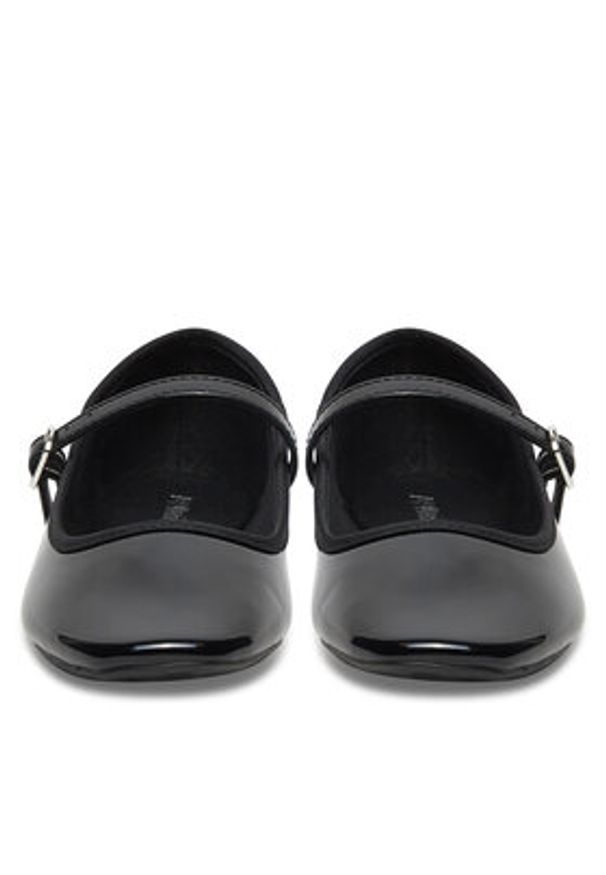 DeeZee Półbuty 23038T51 Czarny. Kolor: czarny. Materiał: skóra