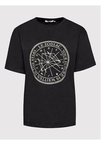 NA-KD T-Shirt Zodiac 1100-005618-8309-003 Czarny Relaxed Fit. Kolor: czarny. Materiał: bawełna #5