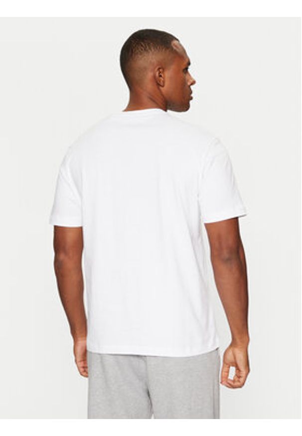 Guess Jeans T-Shirt M5RI77 K8FQ4 Biały Regular Fit. Kolor: biały. Materiał: bawełna