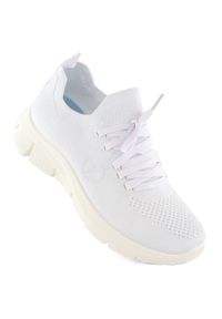 POTOCKI - Buty sportowe damskie białe Potocki BK01303. Kolor: biały