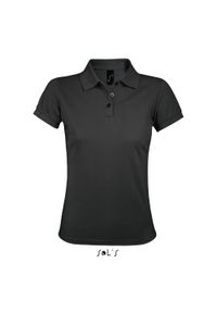 SOL'S - Damska koszulka polo Sol's Prime. Typ kołnierza: polo. Kolor: szary. Styl: elegancki #1