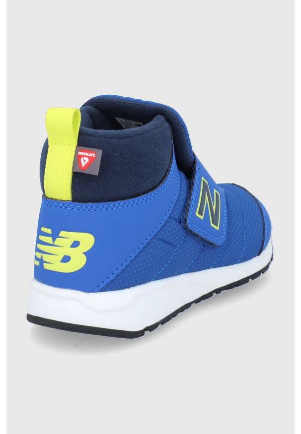 New Balance Buty dziecięce PTCOZYBL. Nosek buta: okrągły. Zapięcie: rzepy. Kolor: niebieski. Szerokość cholewki: normalna