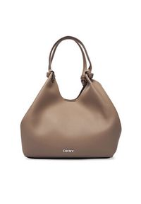 DKNY Torebka R42BAE49 Beżowy. Kolor: beżowy. Materiał: skórzane #6