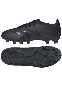 Adidas - Buty adidas Predator Club FxG Jr IG5428 czarne. Kolor: czarny. Materiał: syntetyk, materiał. Szerokość cholewki: normalna #1