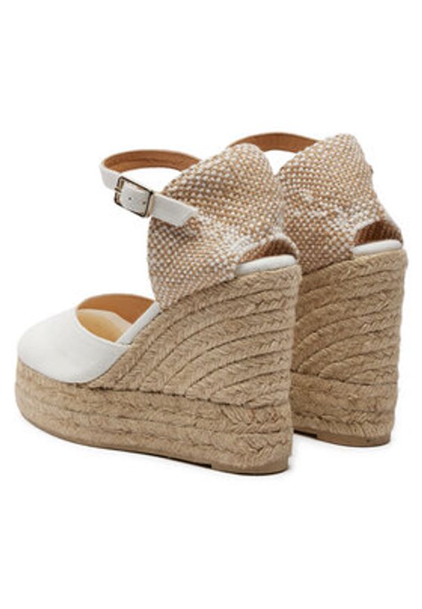 Castañer Espadryle Carol/8Ed/001 020975 Biały. Kolor: biały. Materiał: materiał