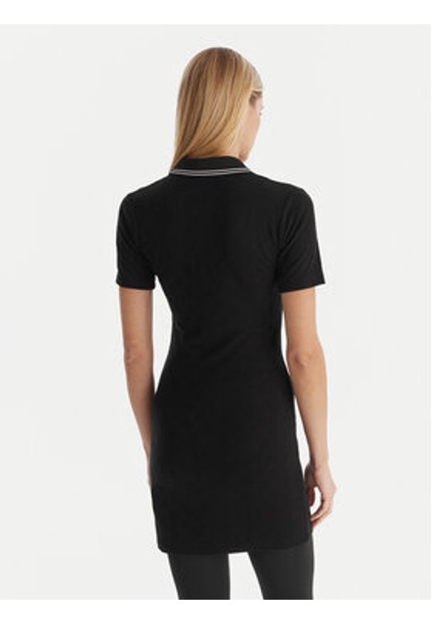 Guess Sukienka dzianinowa V5YK00 KCX12 Czarny Regular Fit. Kolor: czarny. Materiał: wiskoza