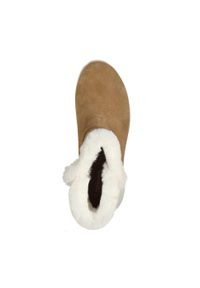 skechers - Buty zimowe damskie, On-The-Go Stellar - Cozy Step. Kolor: brązowy. Sezon: zima