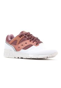 Buty Saucony Grid M S70388-3 białe. Kolor: biały. Materiał: materiał, tkanina, syntetyk. Szerokość cholewki: szeroka #4